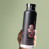 Eleganter Baseball-Personalisierter Skriptname Trinkflasche