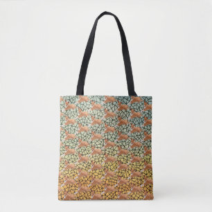 Eleganter Basenji-Hund  Tasche