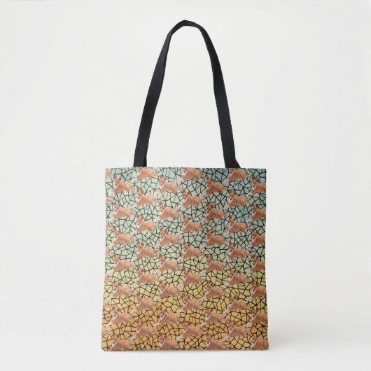Eleganter Basenji-Hund Tasche (Vorderseite)