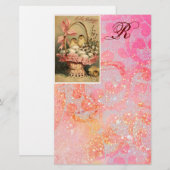 ELEGANTER BASKET,KIKEN,BLUME UND OSTEREIER BRIEFPAPIER (Vorne/Hinten)