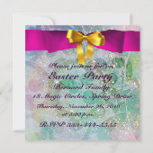 ELEGANTER BASKET,KIKEN,BLUME UND OSTEREIER EINLADUNG (Rückseite)