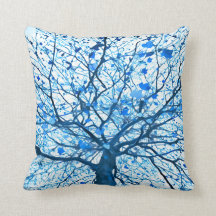 Eleganter Baum (blau)