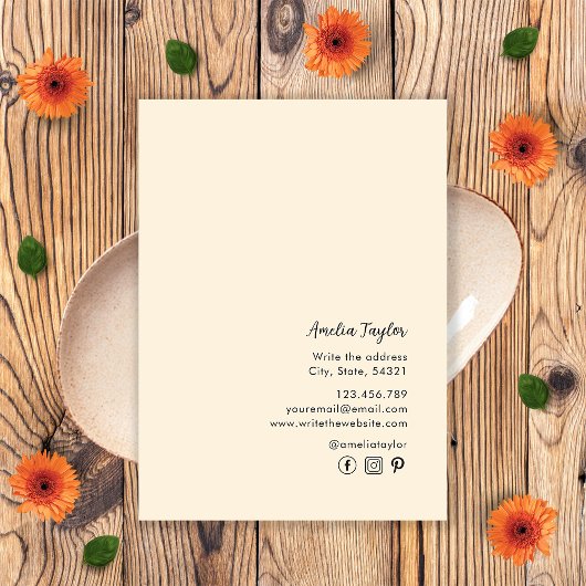 Eleganter Baum Visitenkarte