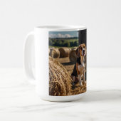 Eleganter Beagle Kaffee Tasse (Vorderseite Links)