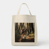 Eleganter Beagle Lebensmittelgeschäft Tasche (Rückseite)