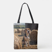 Eleganter Beagle Schulter Tasche (Rückseite)