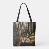 Eleganter Beagle Schulter Tasche (Rückseite)