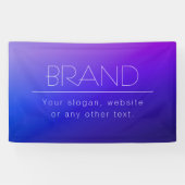 Eleganter bearbeitbarer Text und moderne Lila Farb Banner (Horizontal)
