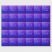 Eleganter bearbeitbarer Text und moderne Lila Farb Geschenkpapier (Flach)