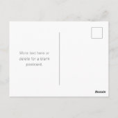 Eleganter bearbeitbarer Text und moderne Lila Farb Postkarte (Rückseite)