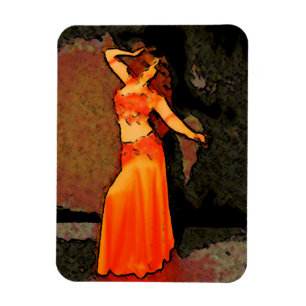 Eleganter Bellydancer Magnet