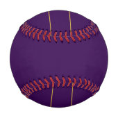 Eleganter benutzerdefinierbarer Text | Gold und De Baseball (Rückseite)