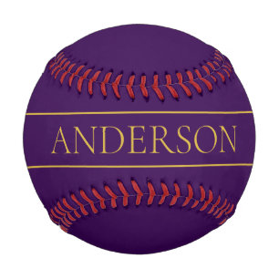Eleganter benutzerdefinierbarer Text   Gold und De Baseball