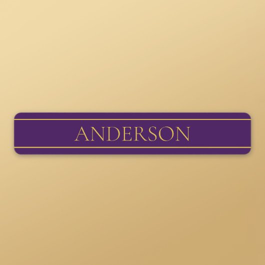 Eleganter benutzerdefinierbarer Text | Gold und De Etiketten