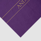 Eleganter benutzerdefinierbarer Text | Gold und De Seidenpapier (Ausschnitt)