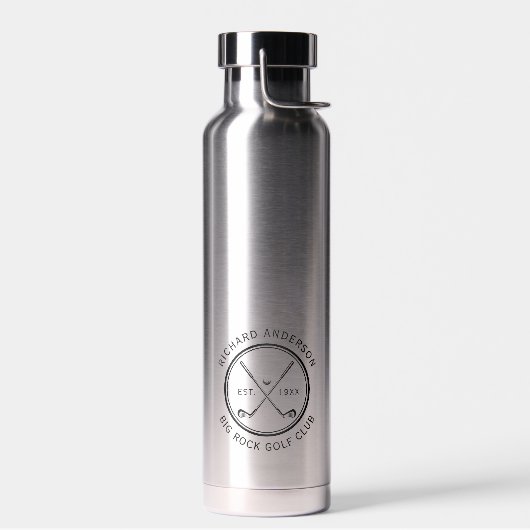 Eleganter benutzerdefinierter Golfschlägername Trinkflasche (Links)