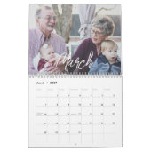 Eleganter benutzerdefinierter Kalender (Mär 2027)