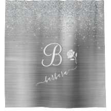 Eleganter benutzerdefinierter Monogram-Silver-Spar