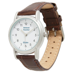 Eleganter, benutzerdefinierter Nachweisnamenteur Armbanduhr