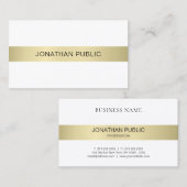 Eleganter Beruflich Moderner Sleek Schlicht Luxus Visitenkarte (Vorne/Hinten)