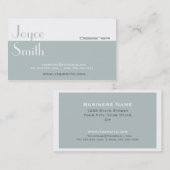 Eleganter Beruflicher Designer Innendekorator 4 Visitenkarte (Vorne/Hinten)