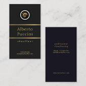 Eleganter Beruflicher, einfacher, stilvoller Chauf Visitenkarte (Vorne/Hinten)