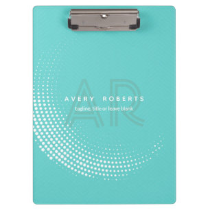 Eleganter Beruflicher geometrischer Stil Klemmbrett