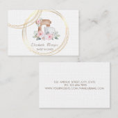 Eleganter Beruflicher Goldrausch-KuchenMixer Visitenkarte (Vorne/Hinten)