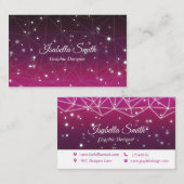 Eleganter Beruflicher Grafikdesigner Visitenkarte (Vorne/Hinten)