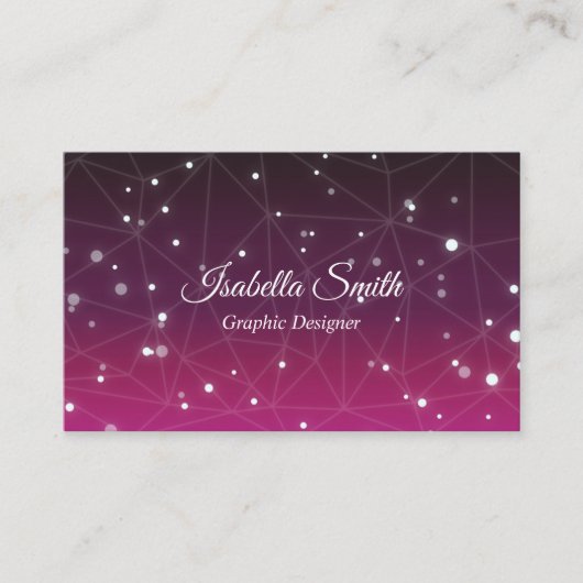 Eleganter Beruflicher Grafikdesigner Visitenkarte (Vorderseite)