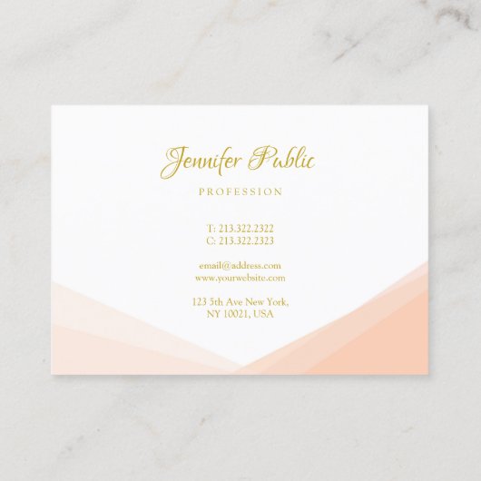 Eleganter, Beruflicher Handschrift-Text Visitenkarte (Rückseite)