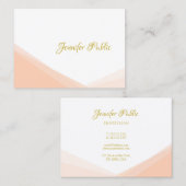 Eleganter, Beruflicher Handschrift-Text Visitenkarte (Vorne/Hinten)