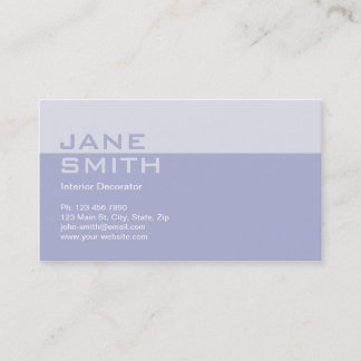 Eleganter beruflicher Innenarchitektur-Dekorateur Visitenkarte