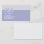 Eleganter beruflicher Innenarchitektur-Dekorateur Visitenkarte (Vorne/Hinten)