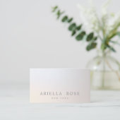 Eleganter Beruflicher Lichtstrahl Visitenkarte (Stehend Vorderseite)