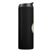 Eleganter Beruflicher Look mit Monogramm Thermosbecher (Nach links gedreht)