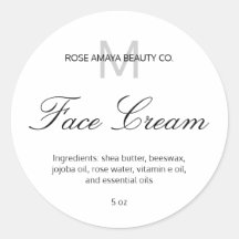 Eleganter Beruflicher Monogram Kosmetischer Wellne