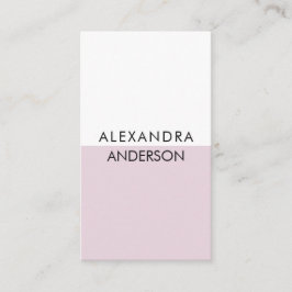 Eleganter Beruflicher Monogram Minimal QR Code Visitenkarte