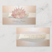 Eleganter Beruflicher Pinselstrich Visitenkarte (Vorne/Hinten)