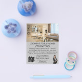 Eleganter Beruflicher Real Anwesen Marketing QR Co Flyer (Einzeln)