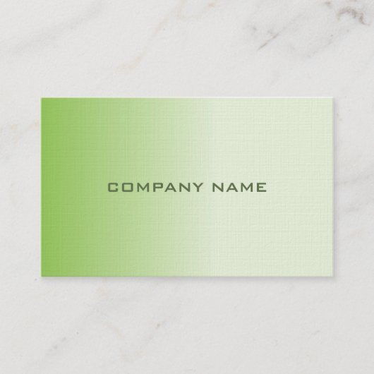 Eleganter Beruflicher Schlichter Premium Linen Lux Visitenkarte (Vorderseite)