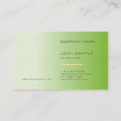 Eleganter Beruflicher Schlichter Premium Linen Lux Visitenkarte (Rückseite)