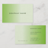 Eleganter Beruflicher Schlichter Premium Linen Lux Visitenkarte (Vorne/Hinten)