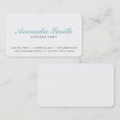 Eleganter Beruflicher Schlichter White Makeup Arti Visitenkarte (Vorne/Hinten)