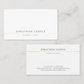 Eleganter Beruflicher Vorlagenberater Visitenkarte (Vorne/Hinten)