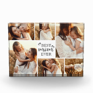 Eleganter Best Mama je Typografie Niedlicher Foto 
