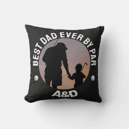 eleganter bester Papa je nach personalisiertem Fot Kissen