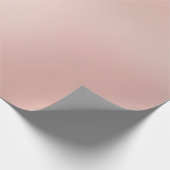 Eleganter bezaubernder Rosen-Goldmetallischer Geschenkpapier (Ecke)