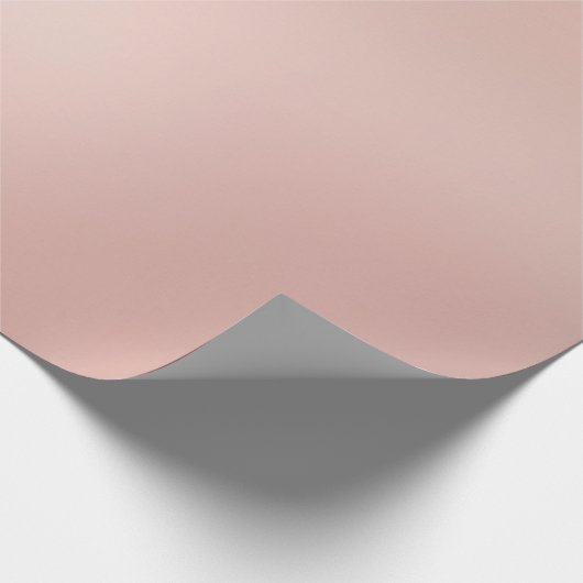 Eleganter bezaubernder Rosen-Goldmetallischer Geschenkpapier (Ecke)