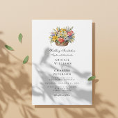 Eleganter BHO-Wildblumen Blume-Korb Einladung